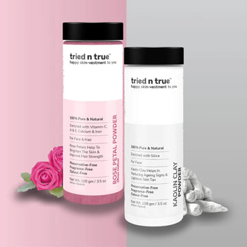 Kaolin Clay Powder & Rose Petal Powder