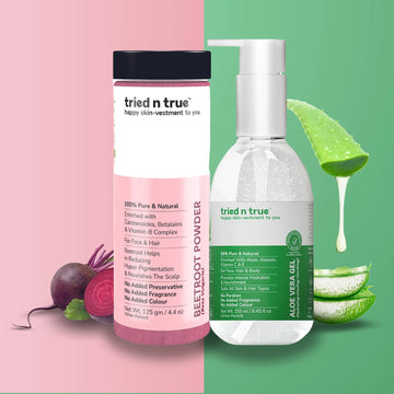 Aloe Vera Gel & Beetroot Powder