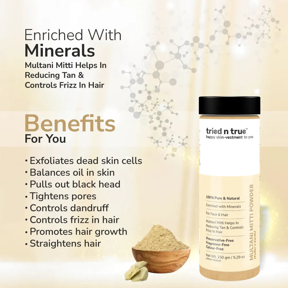 Sandalwood Powder & Multani Mitti Powder