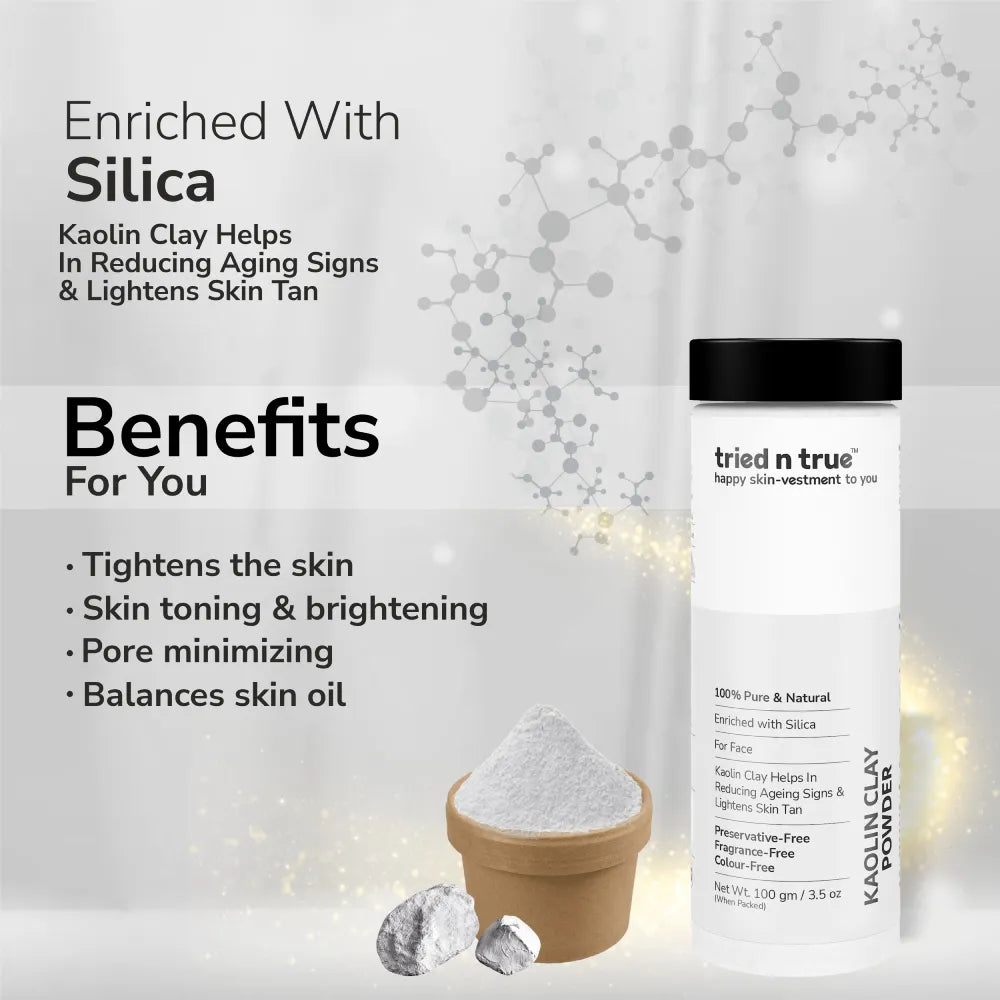 Kaolin Clay Powder & Rose Petal Powder